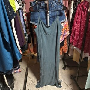 SHEIN Asymmetrical Dress in Teal